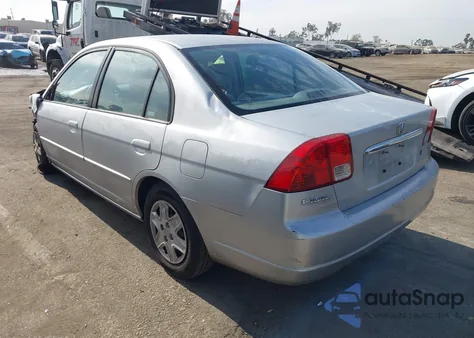 2003 Honda Civic Lx z USA, uszkodzony, nr VIN 2HGES16663H564691